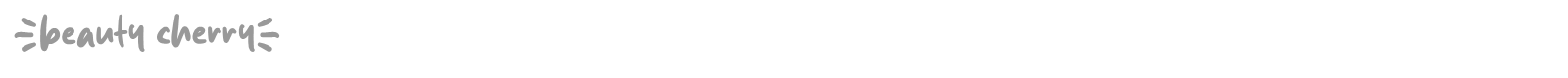 Beauty Cherry font preview